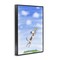 Stupell Industries Dog Catching Frisbee Framed Giclee, design by Patti Mann